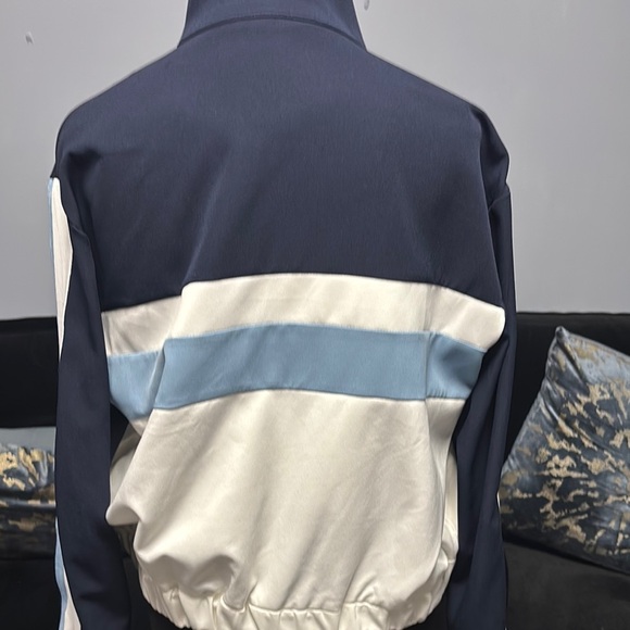 Zara Navy and White Track Jacket - Picture 4 of 5